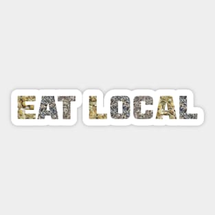 EAT LOCAL ... Herbs Sticker